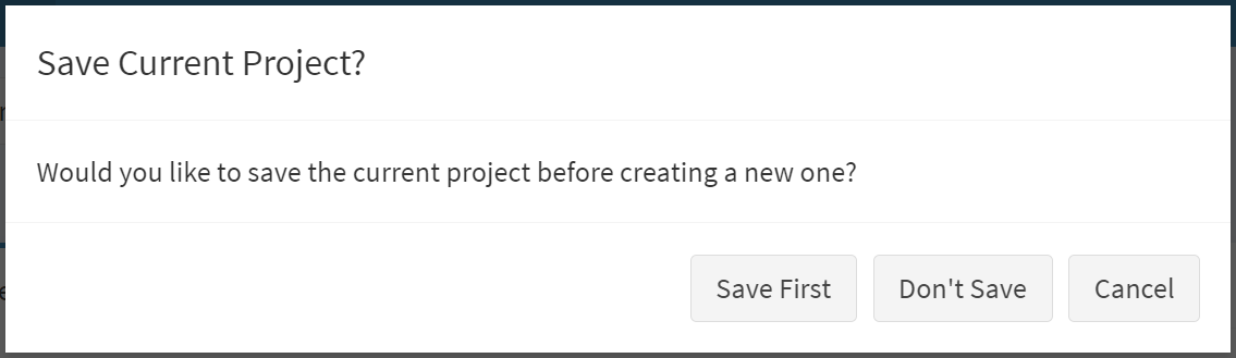 Save Before New Dialog